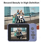 cheap Digital Camera-Digital Camera High-Definition Digicam Point and Shoot Camera for Photography and Video Recording Retro Travel Gift with Selfie Mirror