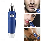 お買い得  脱毛器・シェーバー-ポータブル電動耳鼻トリマー鼻毛トリマー男性女性脱毛シェービングカミソリ眉毛トリマーひげシェーバー