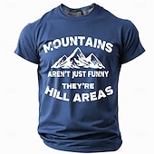  Per uomo Gergo divertente Maglietta Manica Corta maglietta Stampa 3D Girocollo Camicia Moda Quotidiano Streetwear Quotidiano Nero Blu Grigio Estate Primavera Abbigliamento S M L XL XXL XXXL