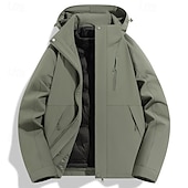 abordables Softshell, polares y chaquetas de montaña-Hombre Mujer Chaqueta Softshell Chaqueta para senderismo Invierno Al aire libre Retazos Mantiene abrigado Forro Polar Resistente al Viento Resistente al Agua Chaquetas 3-en-1 Chaqueta de Invierno