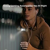 cheap Head Lights-Rechargeable LED Safety Light - High Visibility Magnetic Clip-On Hat Flashlight for Night Running Walking &amp; Hiking