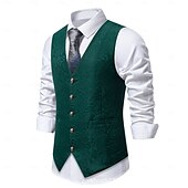 levne Blazery a vesta-Retro Řvoucí 20s 20. léta 20. století Kamizelka Vesta Velký Gatsby Gentleman Retro Pánské Vánoce předvečer Všech svatých Karneval Výkon loučení se svobodou nevěsty Festival Dospělé Vesta Celý rok