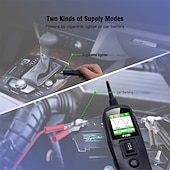 billige Reparasjonsverktøy til kjøretøy-bilkrets tester 12v 24v strømkrets sonde tester bil elektrisk testverktøysett AC DC digital spenningstester autodiagnosesett 10m