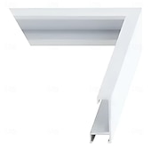 cheap Wall Accents-1pc Metal Frames Oil Painting Frames White Picture Frame Poster Frames for Wall DIY Diamond Frame with Accessories