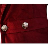 cheap Tops-Retro Vintage Punk &amp; Gothic Steampunk Coat Plague Doctor Solid Color Women&#039;s Christmas Halloween Carnival Party Adults&#039; Coat