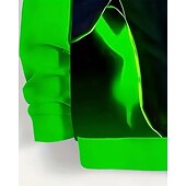 levne 3D vize a geometrie chlapce-Chlapecké 3D Grafika Duch Kapuce Dlouhý rukáv Jaro Podzim Módní Šik ven Děti 4-12 let Kapuce Venkovní Ležérní Denní Běžný