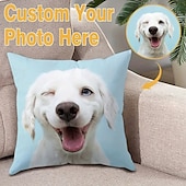 baratos Almofadas Personalizadas-Funda de Almofada Personalizada Melhor Presente de Formatura Adicione sua Imagem Presente Personalizado Foto Design Imagem Almofada Casual Funda de Almofada 1pc Feito Sob Medida