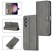 お買い得  サムスン用ケース-Samsung Galaxy S24 S24 Ultra Plus S24 FE S23 S22 S21 S20 Ultra Plus FE S25 Ultra用のスタンドホルダー、マグネットカードスロット、レトロTPU PUレザーのフリップカバー