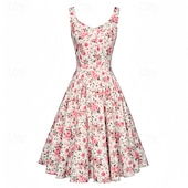cheap Dresses-Elegant Classical 1950s Dress A-Line Women&#039;s Valentine&#039;s Day Event / Party Date Tea Party Adults&#039; Dress Spring &amp; Summer