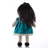 preiswerte Puppen-Waldorfpuppe mit Baumwollkörper, Künstlerpuppe, handgefertigte Mini-Anziehpuppe zum Selbermachen (Zubehör Bär nicht im Lieferumfang enthalten) für Weihnachtsgeschenke