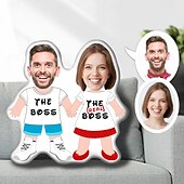 levne Personalizované dárky-Personalizovaný dárek Pamětní polštář Láska Měkký mazlivý duplexně tištěný ručně omyvatelný moderně navržený na zip plněný bavlnou dekorativní povlak na polštář pro vzácné vzpomínky