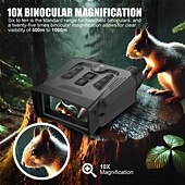 Недорогие Приборы измерения уровня-JA21 10 X 12 mm Бинокль Телескоп Портативные Масштабируемые Высокое разрешение Наблюдение за птицами Охота Кемпинг Путешествие Пейзажи дикой природы