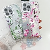 ieftine Carcase iPhone-telefon Maska Pentru iPhone 16 15 14 Pro Max Plus iPhone 13 Pro Max Capac Spate cu curea de mână Anti Șoc Retro TPU PC