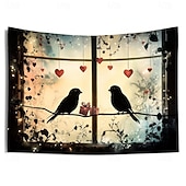 baratos Casamento-Decorações de Casamento Fundo Fotográfico Parede Suspensa Grande Tapeçaria Arte Mural Decorativa Cobertor Cortina Casa Quarto Sala de Estar Decoração Pintura Amor