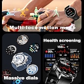 Χαμηλού Κόστους Smartwatch-iMosi i129 Εξυπνο ρολόι 1.52 inch Έξυπνο ρολόι Bluetooth Βηματόμετρο Υπενθύμιση Κλήσης Παρακολούθηση Δραστηριότητας Συμβατό με Android iOS Γυναικεία Άντρες Κλήσεις Hands-Free Αδιάβροχη Έλεγχος Μέσων