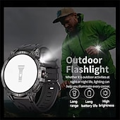 Χαμηλού Κόστους Smartwatch-kc89 έξυπνο ρολόι bt κλήσης φακός led πυξίδα καρδιακός ρυθμός 760mah έξυπνο ρολόι μεγάλης μπαταρίας
