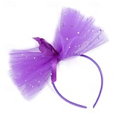 cheap Party Dresses-Kids Girls&#039; Party Dress Solid Color Sleeveless Performance Birthday Mesh Beautiful Sweet Polyester Knee-length Party Dress Swing Dress A Line Dress Summer 4-12 Years Purple