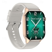 cheap Smartwatch-Smartwatch 2-Inch OLED Screen Bluetooth Call Voice Assistant Heart Rate And Blood Glucose Monitoring Waterproof Bluetooth Call Non-Invasive Blood Glucose Measurement Blood Component Measurem
