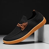 preiswerte Sneaker für Herren-Herren Leichte Barfußschuhe – Atmungsaktive Freizeitsneaker mit Slip-On Design für Gehen, Reisen und Alltag