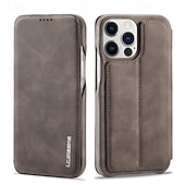 economico Cover per iPhone-Custodia per telefono per iPhone 16 Pro Max Plus iPhone 15 Pro Max Plus iPhone 14 13 12 11 Pro Max Plus Mini Cover flip con slot per schede anti-caduta retrò TPU pelle PU