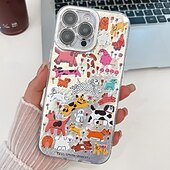 お買い得  iPhone用ケース-電話 ケース 用途 iPhone 16 Pro Max プラス iPhone15 iPhone 15 Pro Max iPhone 14 Pro Max iPhone 13 Pro Max バックカバー 耐衝撃 レトロ風 TPU PC