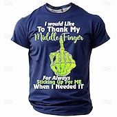 cheap Men&#039;s Funny T shirts-Men&#039;s Rude Offensive Funny T Shirt Short Sleeve T shirt 3D Print Crew Neck Shirt Fashion Daily Street Daily Black Blue Purple Summer Spring Clothing Apparel S M L XL XXL XXXL