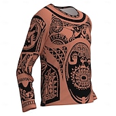 billiga Tecknad och filmkaraktärsgrafik-Moana Maui T-shirt 3D Figur Grafisk Till Par Herr Dam Vuxna Karnival Maskerad 3D-utskrift Fest Ledigt / vardag