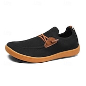 preiswerte Sneaker für Herren-Herren Leichte Barfußschuhe – Atmungsaktive Freizeitsneaker mit Slip-On Design für Gehen, Reisen und Alltag