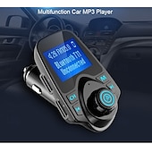 preiswerte Bluetooth Auto Kit/Freisprechanlage-FM-Transmitter, AUX-Audio-Stereo-Empfänger, MP3-Player fürs Auto, Dual-USB-Autoladegerät, Freisprecheinrichtung, Bluetooth 5.0, Auto-Kit