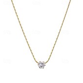 abordables Colliers-Collier Chrome Femme Luxe Géométrique Forme Géométrique Colliers Tendance Pour Soirée