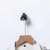 お買い得  壁の彫刻-多機能デスクランプキーホルダー、パンチなしの服、帽子、スカーフ、バッグフック、クリエイティブな家庭用および浴室用フック、家庭用壁掛けフック
