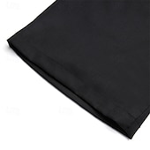 levne Retro-Pánské Kraťasy Lněné šortky Šortky Letní šortky Zip Kapsy Knoflíky Bez vzoru Pohodlné Yumuşak Denní Venkovní Jdeme ven Módní Na běžné nošení Černá Bílá