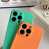 Недорогие Чехлы для iPhone-телефон Кейс для Назначение iPhone 16 Про Макс Плюс Кейс на заднюю панель Защита от удара Ретро Силикон