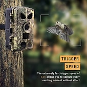 cheap Outdoor IP Network Cameras-PR8000 Camera Motion WiFi 60MP Hunting Camera with SIM Card Wireless Wildlife Cam IP65 Waterproof Night Infrared Camera