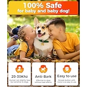 preiswerte Trainingswerkzeuge-Hundetraining Schall Bellen-Hemmer LED-Lampe Ultraschall Sonic Bark Deterrents Hunde Anti Bark Wiederaufladbar Sicherheit ABS + PC Ultraschall Taschenlampe Für Haustiere