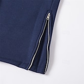 preiswerte Sweatpants-Herren Jogginghose Trainingshose Jogginghose Jogger Hose Hosen Jogginghose mit geradem Bein Ausgestellte Jogginghose Kordelzug Elastische Taille Bein mit Reißverschluss Glatt Komfort Warm In voller