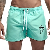 cheap Men&#039;s Boxer Swim Trunks-Men&#039;s Swim Trunks Swim Shorts Board Shorts Bathing Suit Drawstring Mesh Lining with Pockets Swimming Surfing Beach Water Sports Printed Summer Spring