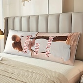 billige Personlige tekstiler-Graduasjon Tilpasset Kroppsputetrekk Legg til ditt Bilde Beste Graduasjonsgave Personlig Gave Foto Design Bilde Pute Dynepute Putetrekk 1stk Tilpasset