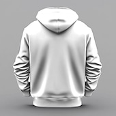 baratos moletons 3d masculinos-Homens Jesus Moletons Moletom Casacos Moletom com capuz Gola Redonda Moda Impressão 3D Feriado Streetwear Branco Com Cordão Outono Inverno Designer