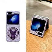 cheap Samsung Cases-Phone Case For Samsung Galaxy Z Flip 7 Z Flip 6 Z Flip 5 Z Flip 4 Back Cover Shockproof Retro PC