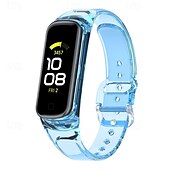 baratos Pulseiras de relógio Samsung-Pulseiras de Relógio para Samsung Galaxy Fit 2 SM-R220 Silicone Substituição Alça Ajustável Pulseira Esportiva Pulseira
