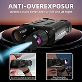 cheap Rangefinders &amp; Telescopes-4K Full-Color Infrared Night Vision Binoculars 36MP UHD Micro Light Enhanced 10X Optical 8X Digital Zoom  CMOS Sensor  for Hunting &amp; Shooting Suitable for Valentine&#039;S Day Christmas Gifts