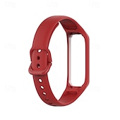 זול להקות שעונים של סמסונג-צפו בנד ל Samsung Galaxy Fit E SM-R375 סיליקוןריצה תַחֲלִיף רצועה מתכוונן רצועת ספורט צמיד