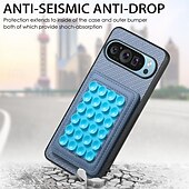 זול תיק טלפון אחר-טלפון מגן עבור גוגל Pixel 9 Pro Pixel 8 Pro Pixel 8 פיקסל 9 Pixel 7 Pixel 7 Pro Pixel 6 Pixel 6 Pro כיסוי אחורי ניתן לניתוק מגנטי תמיכה בטעינה אלחוטית רטרו TPU סיבי פחמן