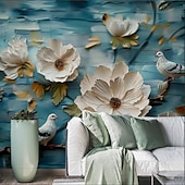 cheap Wallpaper-Abstract 3D Wallpaper Traditional Chinese Painting Home Decoration Wall Mural Roll Peel and Stick Removable PVC/Vinyl Material Self Adhesive/Adhesive Required Wall Decor for Living Room