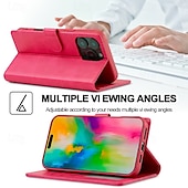 economico Cover per iPhone-telefono Custodia Per iPhone 16 Pro Max Plus iPhone 15 Pro Max Plus iPhone 14 13 12 11 Pro Max Plus Mini Copertina ribaltabile Con supporto A calamita Slot per schede Retrò TPU pelle sintetica