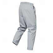 baratos Magro-Homens Social Calças Calças de Terno Bolsos Com Cordão Cintura elástica Tecido Conforto Resistente a rugas Comprimento total Festa O negócio Diário Elegante Moda Preto Branco Micro-Elástica