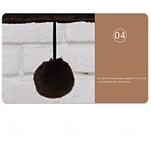olcso Macskafák &amp; Kutyalépcsők-macska macska fa macska torony patchwork egyszínű, tartós, könnyen felszerelhető plüss anyag nagy macskáknak