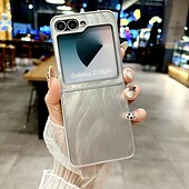 رخيصةأون جراب سامسونج-هاتف غطاء من أجل سامسونج جالاكسي زد فليب 7 زد فليب 6 Z Flip 5 Z Flip 4 Z Flip 3 غطاء خلفي ضد الصدمات مكتب  /  الأعمال الكمبيوتر الشخصي