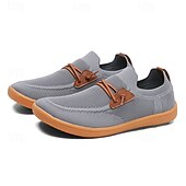 preiswerte Sneaker für Herren-Herren Leichte Barfußschuhe – Atmungsaktive Freizeitsneaker mit Slip-On Design für Gehen, Reisen und Alltag